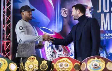 Joshua has signed with Matchroom for the rest of his career