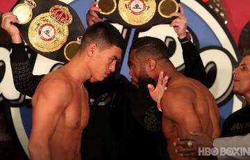 Bivol and Pascal tense at weigh-in (video)
