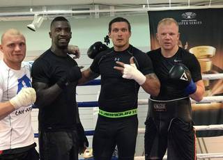 Usyk completed the first week of sparring (photo)