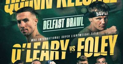 Pierce O'Leary vs Darragh Foley - Date, Start time, Fight Card, Location