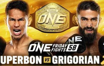 Superbone vs. Grigoryan for the ONE interim championship belt