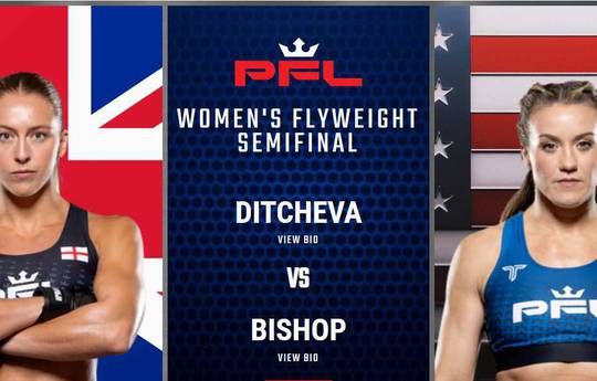 PFL 7: Ditcheva vs Bishop - Date, Start time, Fight Card, Location