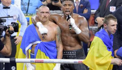 Usyk: I think some of Joshua's team advised him to be more aggressive