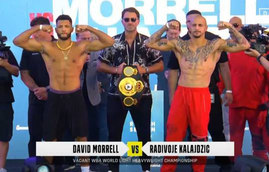 Wann ist David Morrell gegen Radivoje Kalajdzic heute Abend? Ringwalks, Zeitplan, Streaming-Links