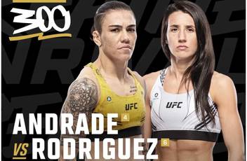 UFC 300: Andrade vs Rodriguez - Data, hora de início, cartão de luta, local