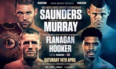 Saunders meets Murray on April 14