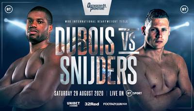 Dubois vs Snijders. Where to watch live