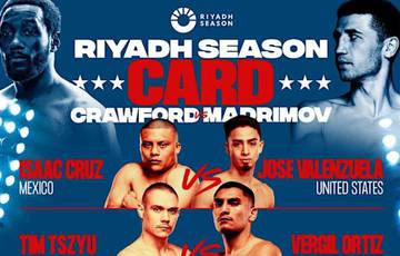 Terence Crawford vs Israil Madrimov - Liste complète des cartes de combat, horaire, ordre de passage