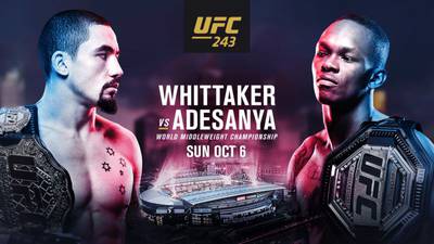 UFC 243 Уиттакер vs Адесанья: где смотреть, ссылки на онлайн-трансляцию