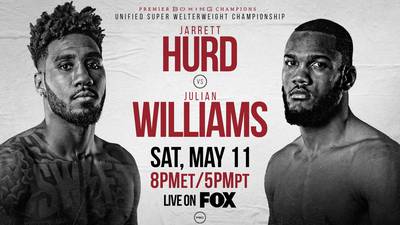 Hurd vs Williams. Where to watch live