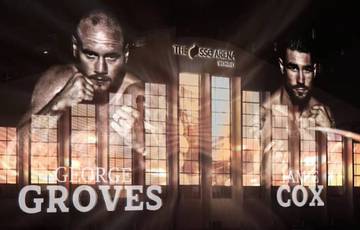 Groves vs Cox. Where to watch live
