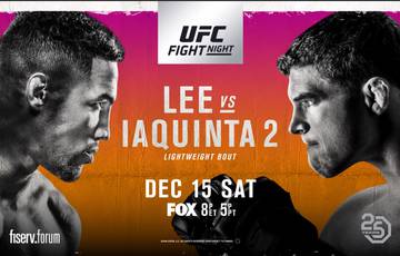 UFC on Fox 31: Ли – Яквинта. Прямая трансляция, где смотреть онлайн