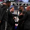 Anthony Joshua and Jarrell Miller almost get into a brawl at the first presser 12