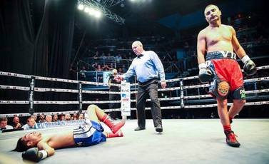 Darchinyan destroys Hammarach in round one