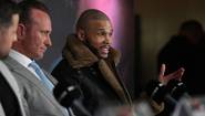 Eubank Jr y Smith dan una rueda de prensa antes de la revancha