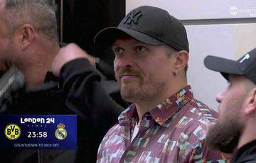 Usyk attended the Champions League final between Real Madrid and Borussia Dortmund (photo)