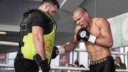 Eubank and Groves in a media training session (photo)