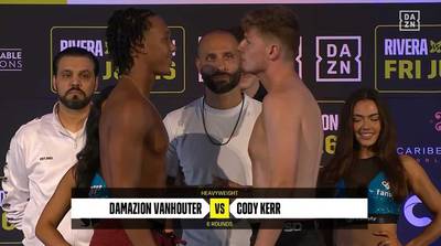 What time is Damazion Vanhouter vs Cody Kerr tonight? Ringwalks, schedule, streaming links