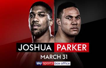Joshua officially announced his fight with Parker