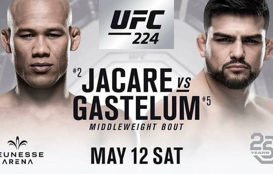Jacare and Gastelum to meet at UFC 224 on May 12