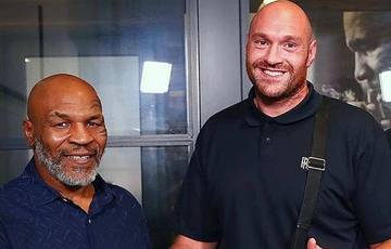 De legendarische Tyson liet een bericht achter voor Fury