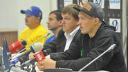 Пресс-конференция Александра Усика и Андрея Котельника во Львове