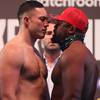 Chisora ​​and Parker were weighed 13