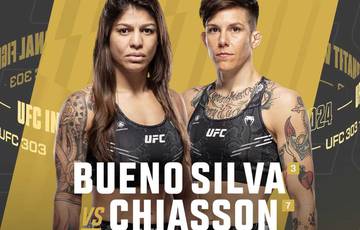UFC 303 - Weddenschappen, voorspelling: Bueno Silva vs Chiasson
