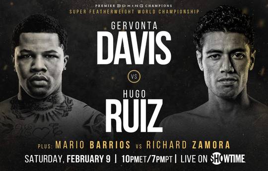 Davis vs Ruiz. Where to watch live