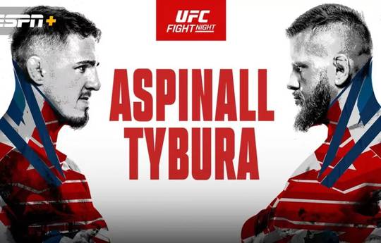 Aspinall nocauteou Tybura e outros resultados do UFC Fight Night 224