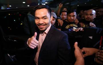 President of the Philippines named Pacquiao his successor