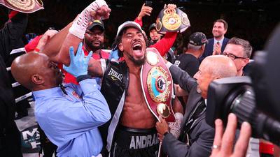 Andrade beats Kautondokwa easily, gets WBO belt