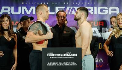 Briedis and Mann have both made it to the featherweight limit