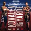 Kovalev vs Yarde on 24 August in Russia officially