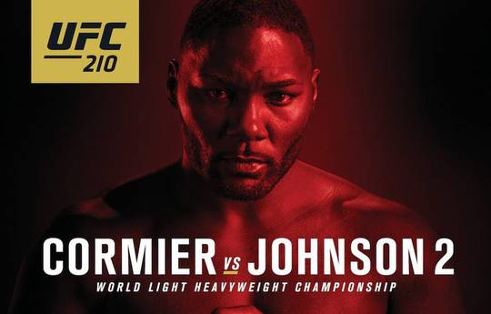 Кормье недоволен постером UFC 210