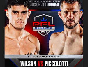 PFL 2: Wilson vs Piccolotti - Fecha, hora de inicio, Fight Card, Lugar