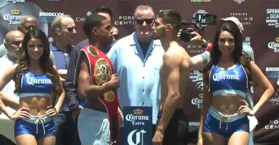 Spence and Ocampo make weight