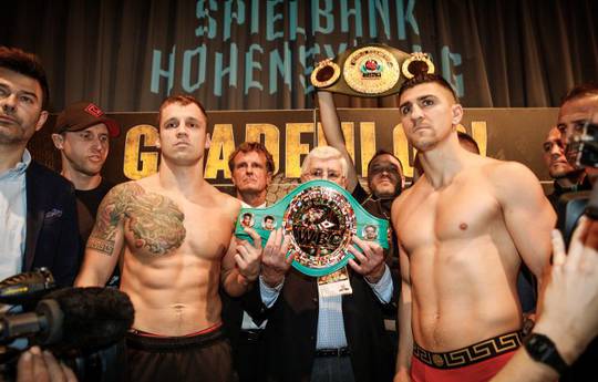 Huck, Briedis make weight for Dortmund title bout