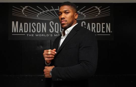 Anthony Joshua and Jarrell Miller almost get into a brawl at the first presser