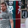 Saul Alvarez held an open training session 18