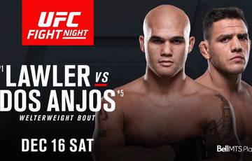 Лоулер и Дос Аньос возглавят турнир UFC on FOX 26