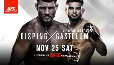 Прямая трансляция UFC Fight Night 122: Биспинг – Гастелум