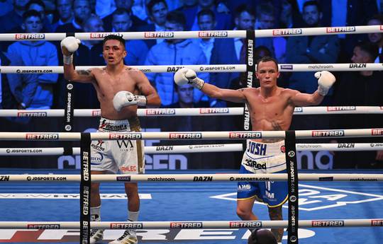 The Warrington-Lara rematch ended in a technical draw