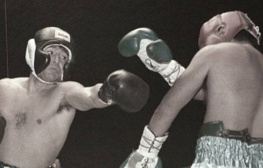 Diego Maradona's boxing fight