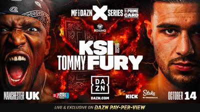 Anunciado oficialmente el combate entre KSI y Tommy Fury