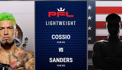 PFL 7 : Cossio vs Sanders - Date, heure de début, carte de combat, lieu