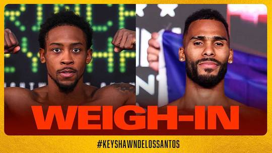 Hoe je de weging van Keyshawn Davis vs Edwin de los Santos kunt bekijken: Datum, tijd, livestream