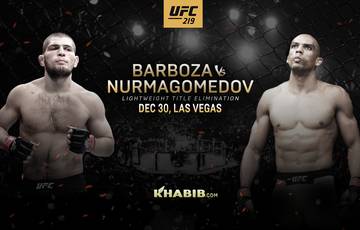 Официально: бой Нурмагомедова и Барбозы назначен со-главным событием UFC 219