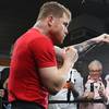 Saul Alvarez held an open training session 19