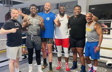 Fury beendet das Sparring vor dem weißen Kampf